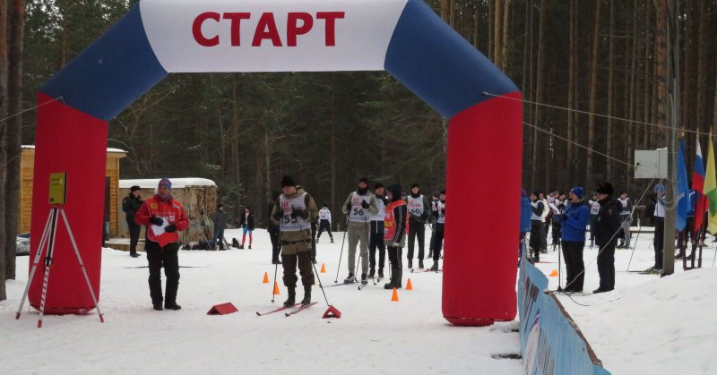 В Барышском районе состоялась лыжная гонка среди сотрудников органов внутренних дел